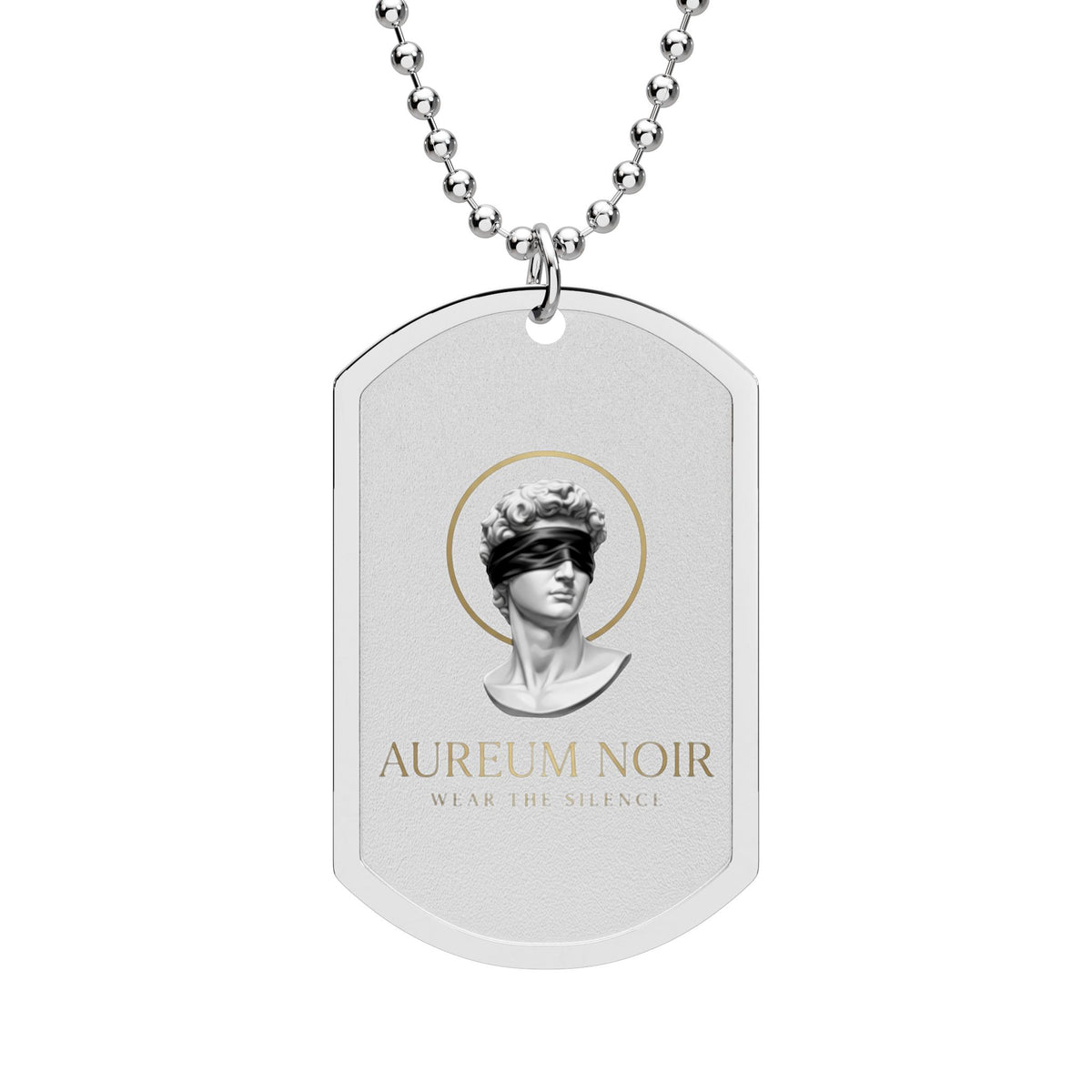Aureum Noir Necklace — Gold or Silver