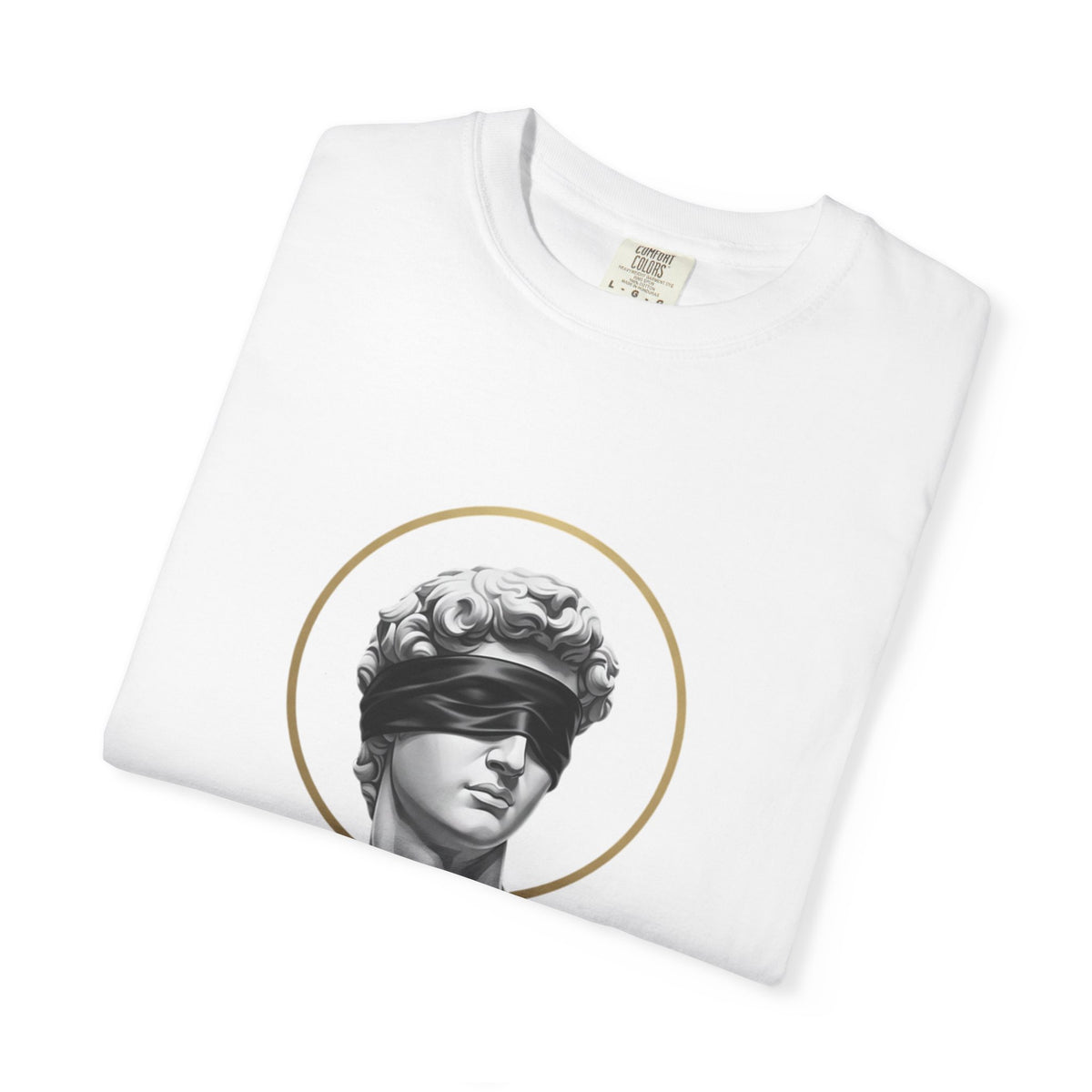 Aureum Noir Statue Tee — 'Wear the Silence' T-Shirt