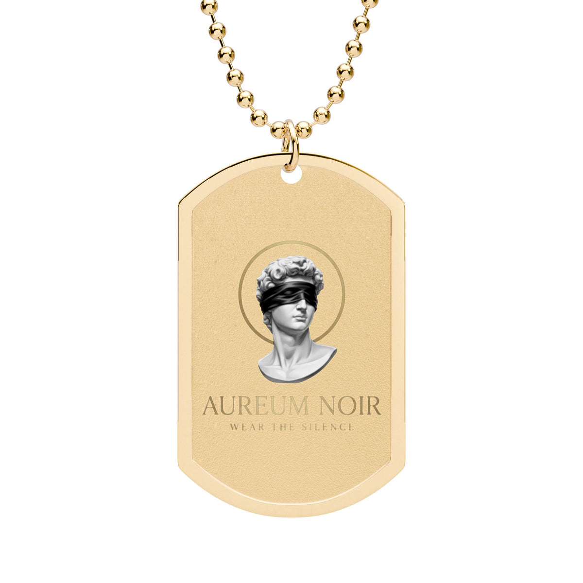 Aureum Noir Necklace — Gold or Silver