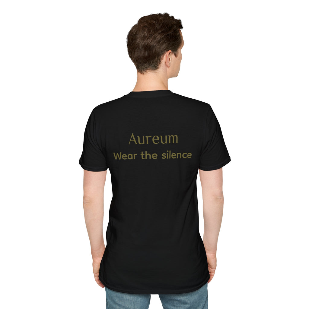 Classic Black T-Shirt — Back Side Aureum Wear the Silence