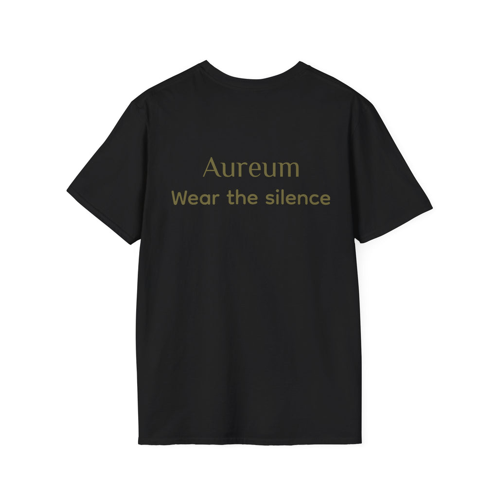 Classic Black T-Shirt — Back Side Aureum Wear the Silence