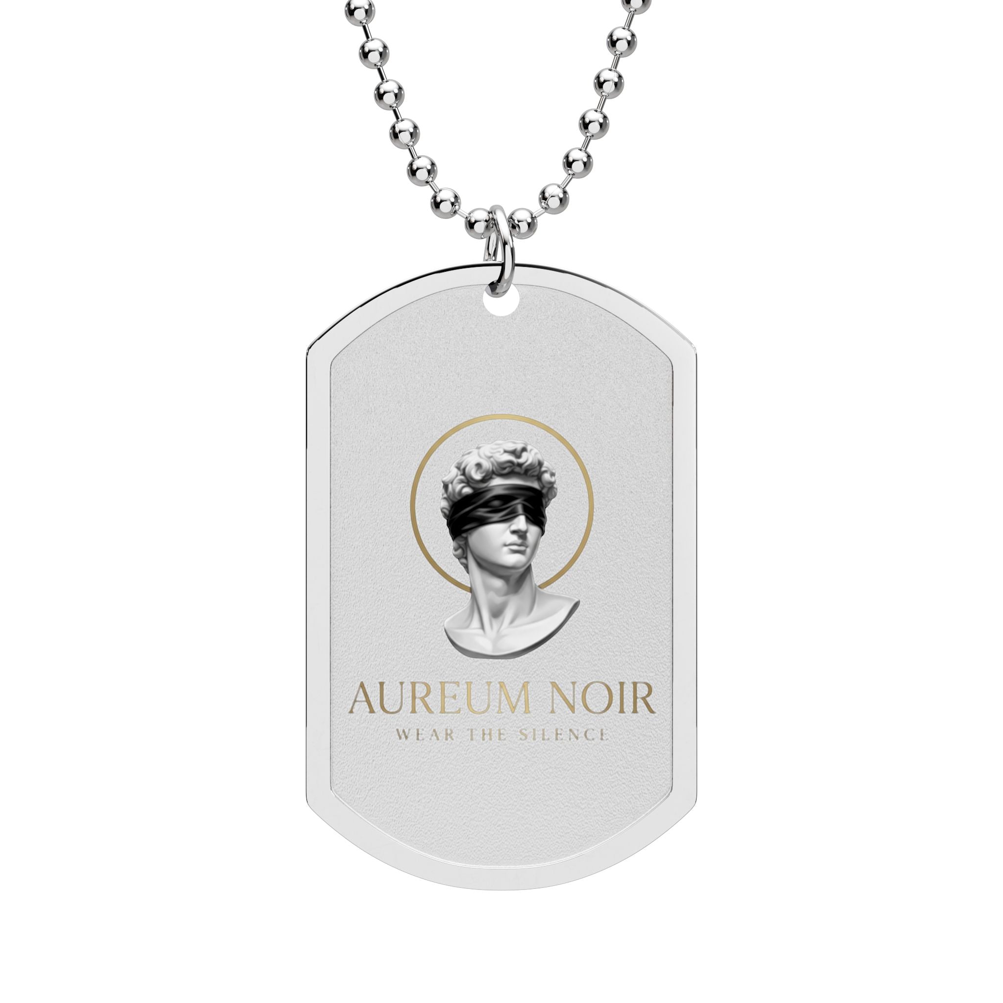 Aureum Noir Necklace — Gold or Silver