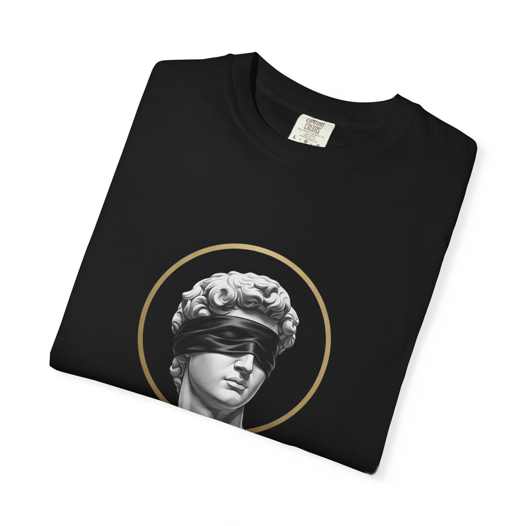 Aureum Noir Statue Tee — 'Wear the Silence' T-Shirt
