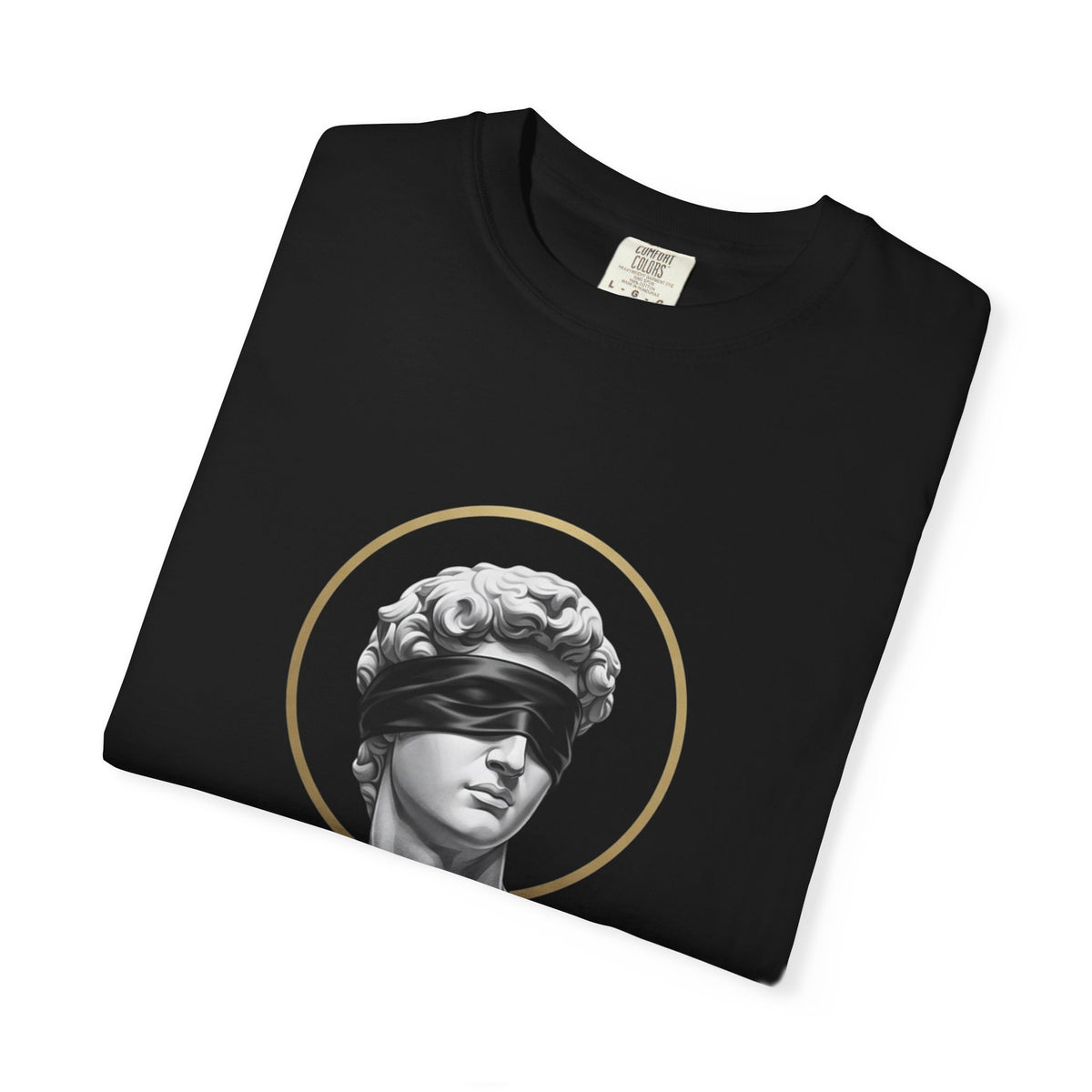 Aureum Noir Statue Tee — 'Wear the Silence' T-Shirt