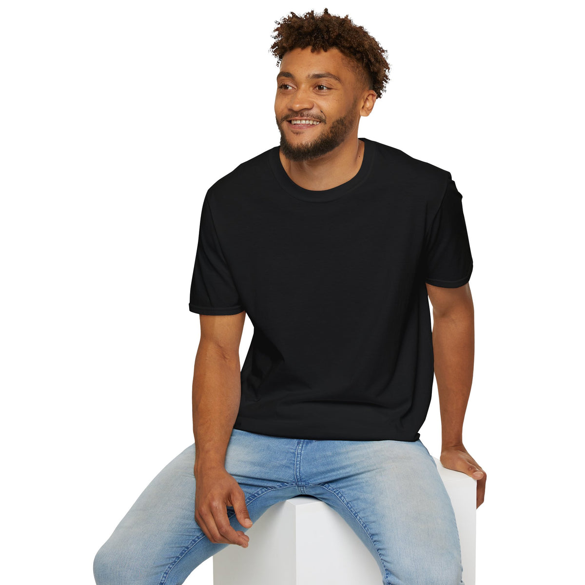 Classic Black T-Shirt — Back Side Aureum Wear the Silence